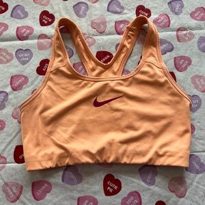 Nike Women's Orange Sports Bra